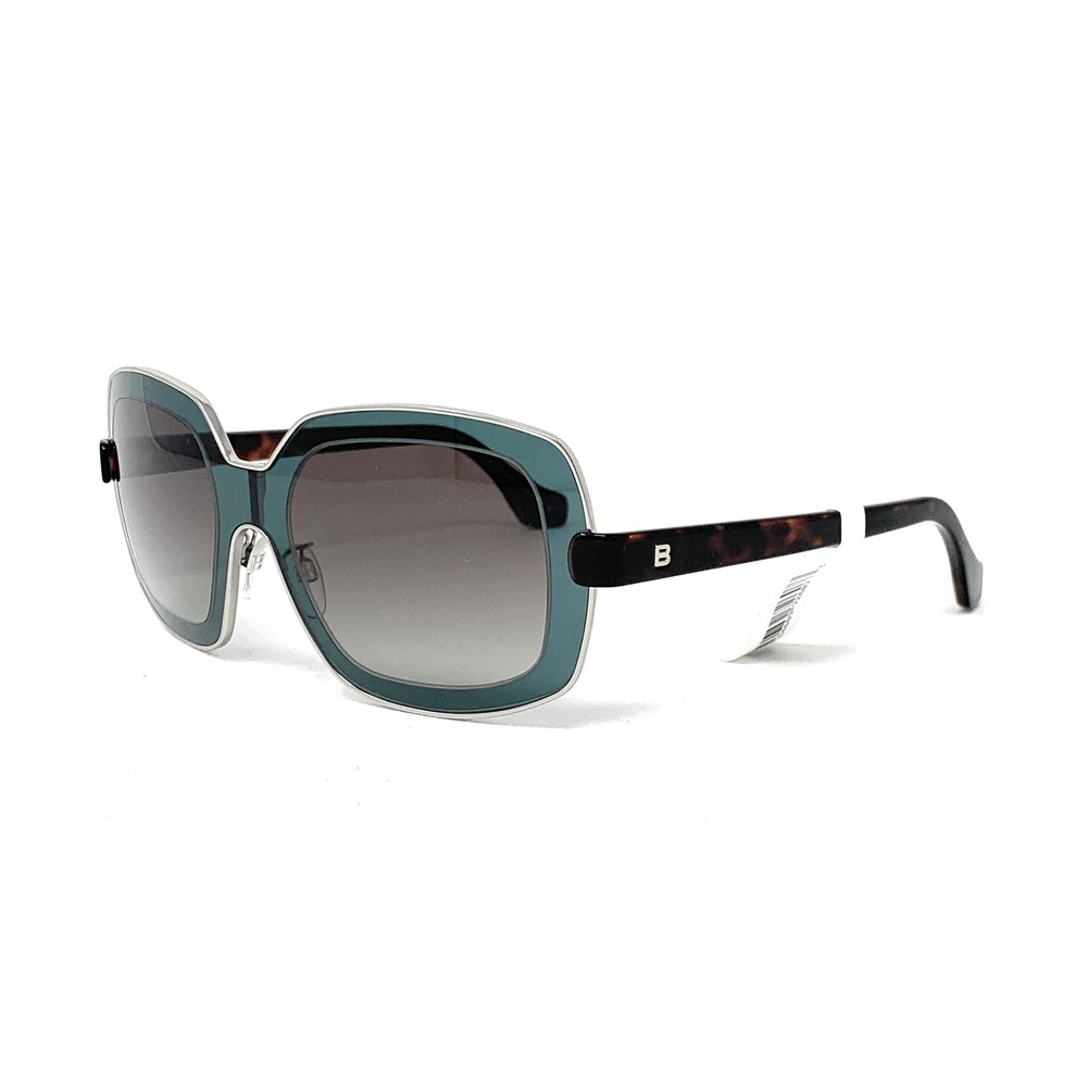 Balenciaga Women's Sunglasses BA0063 93-F Shiny Light Green 55mm‎